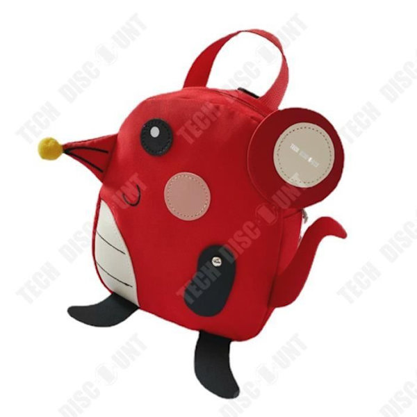 TD® Mignon tegneserie rød dyr lille taske til børn Mickey Mouse mini rygsæk til drenge og piger farve lille taske