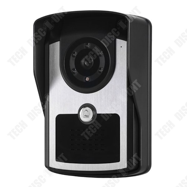 TD® Trådløs HD Dørklokke 7 tommer Vandtæt Visuel Dørklokke med Kamera HD Video Intercom System