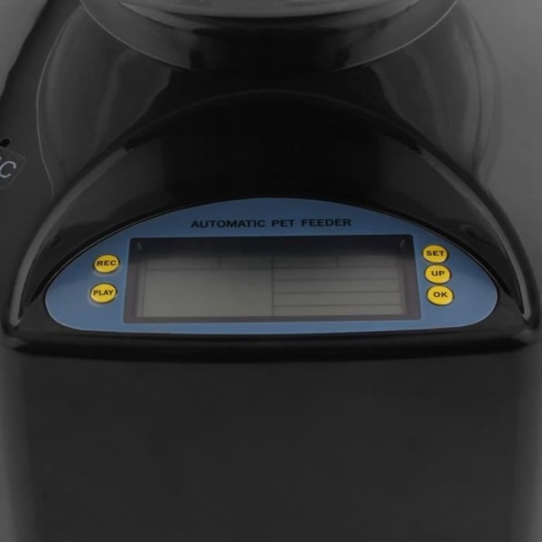 Kibble dispenser - Ej specificerad - 5,5L - Programmerbar - För hundar och katter - Svart Svart