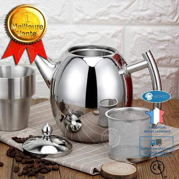 Olivenbeholder - INN® - 1L - Rustfrit stål - Ergonomisk - Poleret design