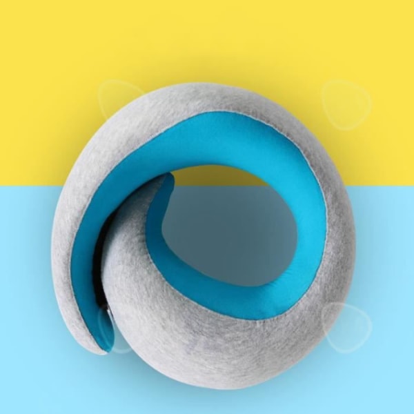 CONFO® U-muotoiltu muistivaahto tyyny voi varastoida U-muotoisen matkatyynyn magneettikankaasta.