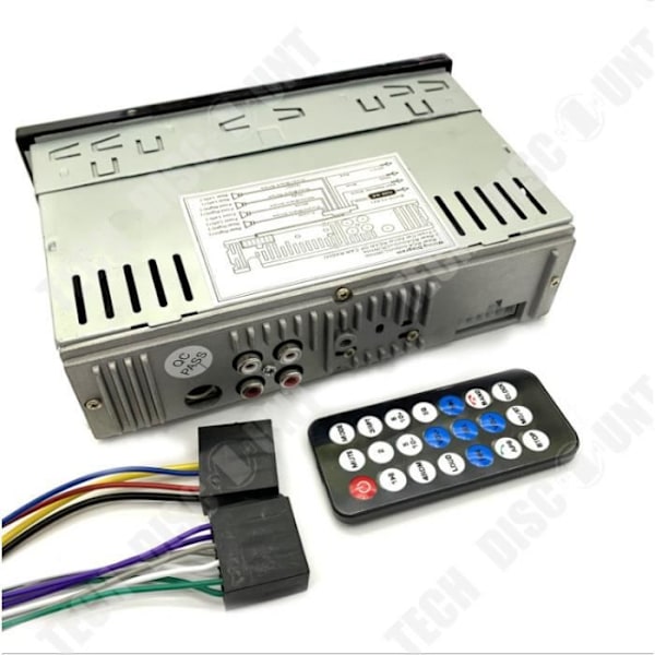 TD® Stereo Bluetooth -autosoitin, 12 V Bluetooth MP3 FM-radio, muistikortti, AUX, U-levyn universaali autoäänentoisto