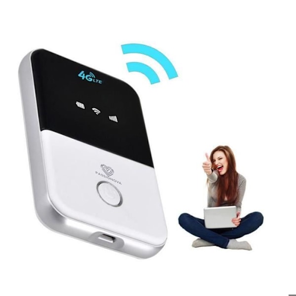 PASSIONOVA Mini Mobile Router SIM-kort 4G Signal Booster Snabb Internetanslutning Effektiv Högpresterande Bärbar Internet Router