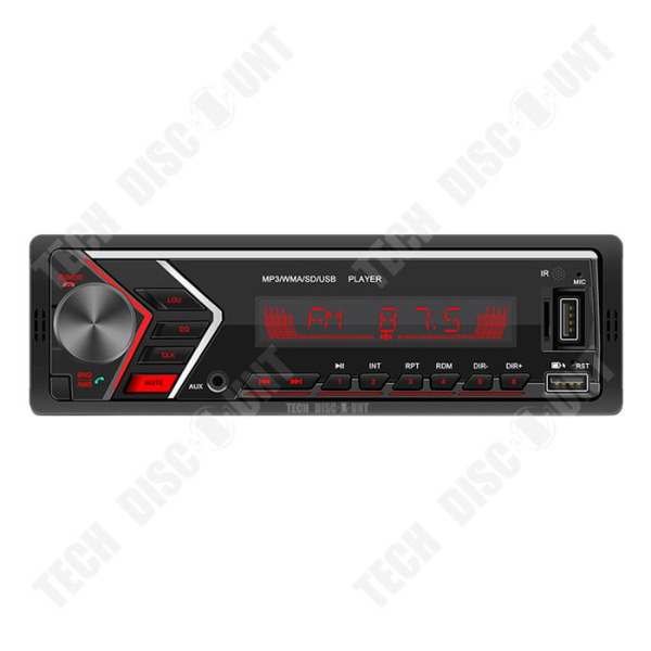 TD® Bilradio Bluetooth 12V Bil MP3-spelare Bluetooth Hands-Free Radio Bil Audio Center Modifiering