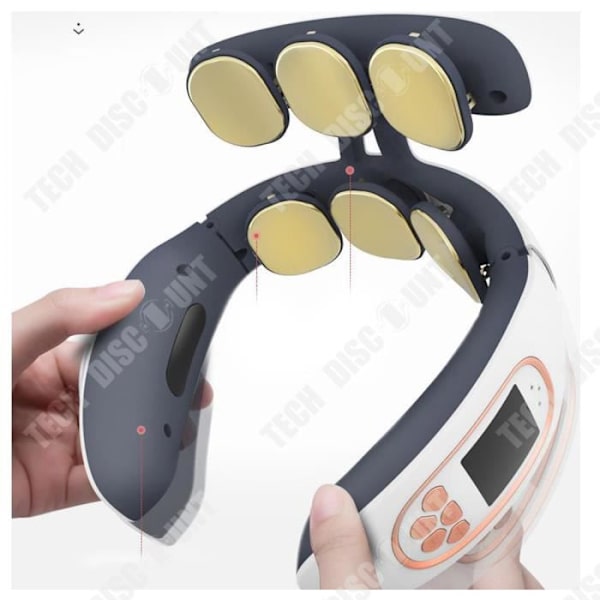 TD® Cervical Massager-Båda ändar Kompression-Varmmassage
