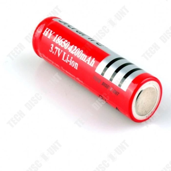 TD® Lithiumbatterier til lommelygter 18650 4200mAh 3.7V Genopladelig Lithiumbatteri til tip Genopladelige lithiumbatterier
