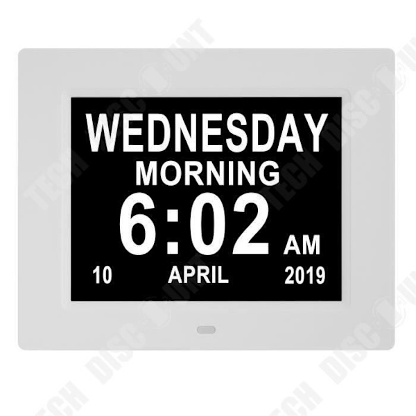 TD® LED Clock Display Kalender datum och tid trendigt och modernt för vardagen med flera 