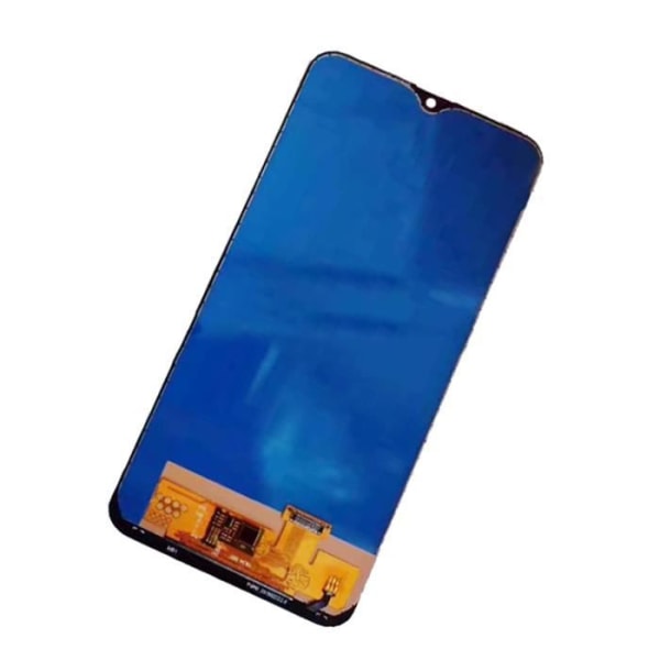 Pekskärm + lcd-skärm komplett glas utan ram för för Samsung Galaxy A50 A505 svart