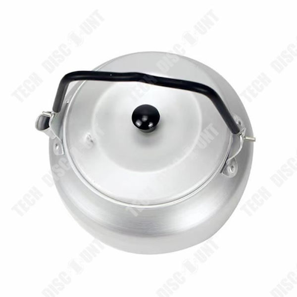 TD® Camping udendørs kedel Ultra-let aluminium Bærbar Camping kedel kaffekande retro tekande bil komfur