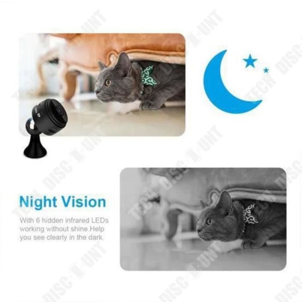 TD® 1080P WiFi Night Vision Camera Trådlös gratis 32GB minneskort