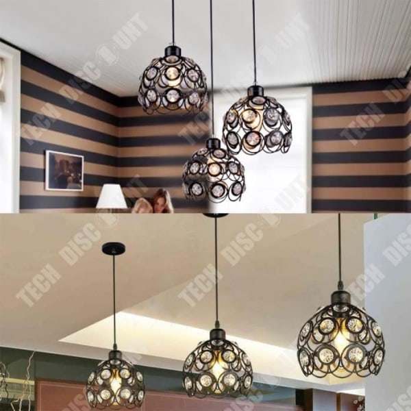 TD® LED-lampa kontor vardagsrum sovrum läsning kraftfull belysning modern inredning restaurang bar ljuskrona 3-huvuden kristallljus