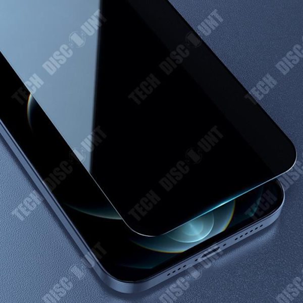 TD® Tempered Film HD Anti-Fingerprint and Privacy iPhone13 Pro MAX Full Sensitive Touch Screen Klart hål