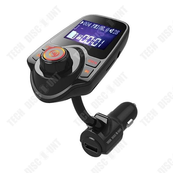TD® Bluetooth bil MP3 afspiller Bluetooth bil oplader handsfree stor skærm visning menneskelig rørdesign