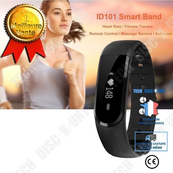 TD® Smart Armband Bluetooth-klocka Smart Heart Rate Stegräknare Sömnövervakning Kalorier Vattentät Activi