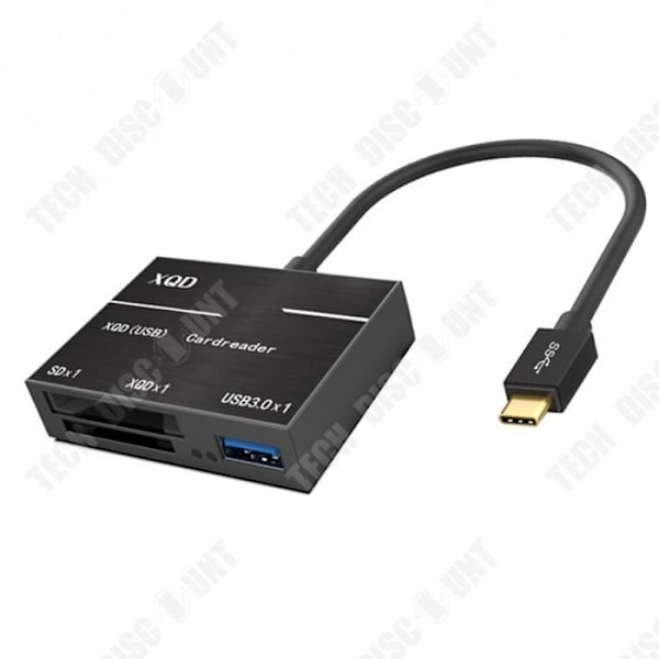 Kortläsare - XCY - xcy-667t - USB 3.0 - Kompatibel med USB 2.0 - Svart
