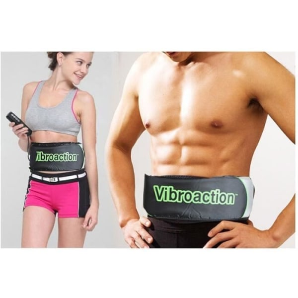 Kropsindpakning elektrisk slankemassager bælte Vibra Tone RELAX VibroAction fedtforbrænding vægttab effektivt tabe sig