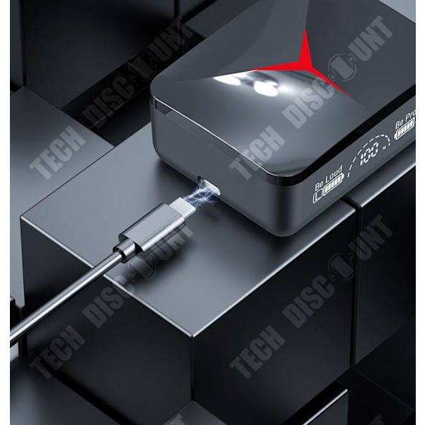 TD® M90proTWS Trådlöst Bluetooth-headset Long Life Skjutskydd Power Digital Display Spel Privat modell