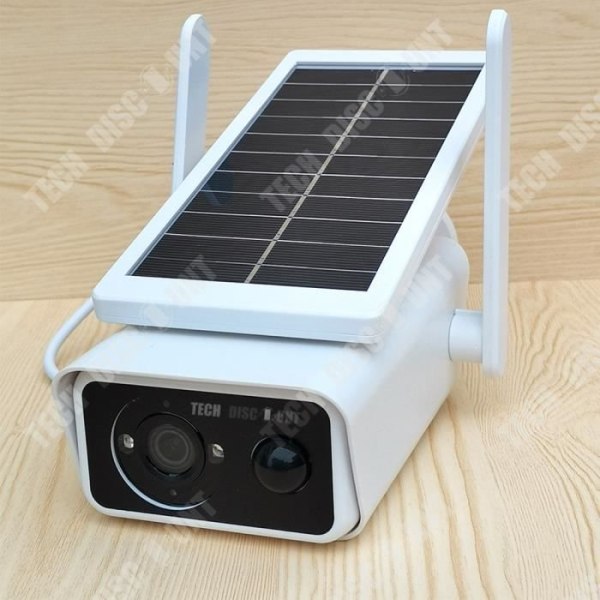 TD® Solar Powered Wireless Security Camera 1080P HD Vattentät övervakningskameror med låg strömförbrukning