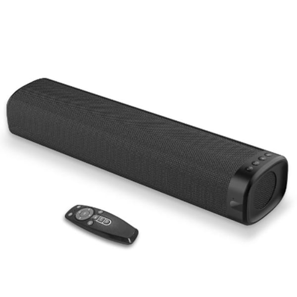 Bluetooth-kaiutin - TD® - Mini kaiutin - 30W - Musta - LED sisäänrakennetulla mikrofonilla Svart