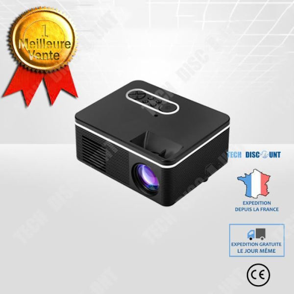 TD® 1080p HD Uusi Miniprojektori Kotikäyttöön S361 Kannettava LED-miniprojektori