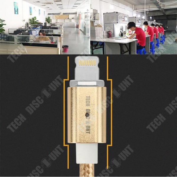 Datakabel TD® til iPhone Magnetisk opladning Hurtig opladning 2A