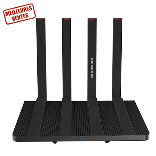 Langaton reititin - WiFi6 - Gigabit - 1800 Mbps - Kaksoiskanava - Parannettu signaali