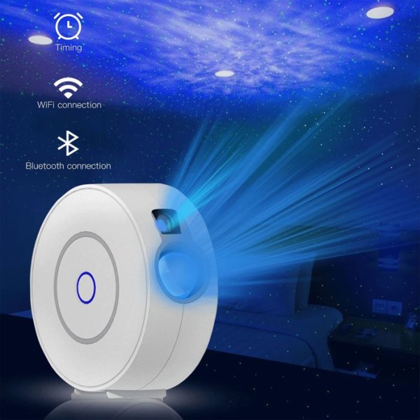 Stjernekaster TD® wifi laserprojektionslampe APP intelligent kontrol