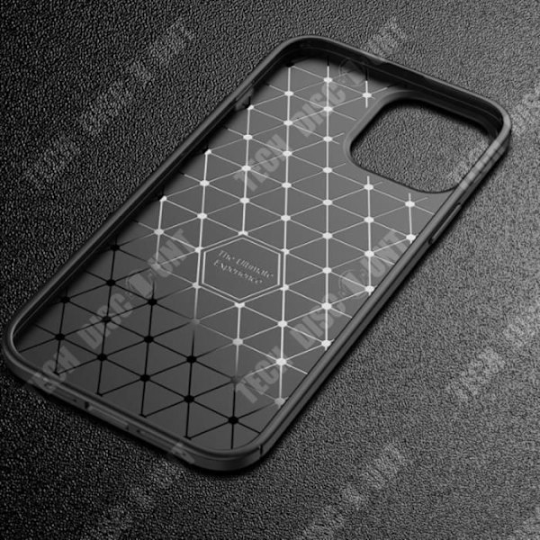 TD® Silikontelefonfodral Gäller iPhone11 Inget fingeravtryck Bekväm känsla Anti-fall och Anti-kollision