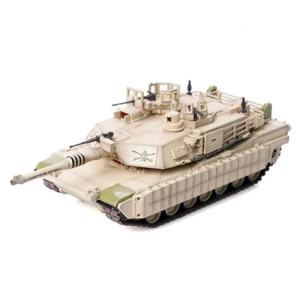 M1A2 Huvudstridsstridsvagn modell Leksaksfigur Färdig Sandfärg Serie Legering Figurmodell Metallleksaker