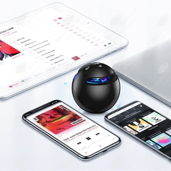 HTBE® Langattomat bluetooth-kaiuttimet, voimakkaat 3D-surround-bassokaiuttimet, pienet kannettavat ulkokaiuttimet