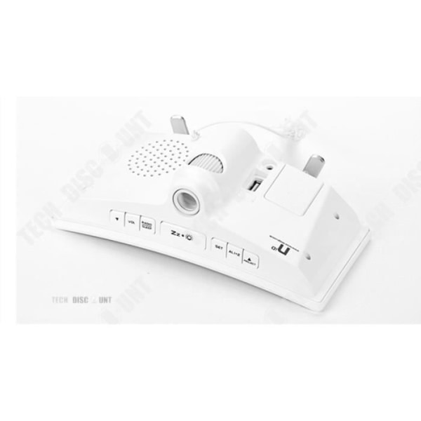 TD® lasten herätyskello projektorilla, kirkas aamulla, lataus yöksi, matkalle tytölle, radio, puhelin, poika, uni, usb, digitaalinen, numeroinen