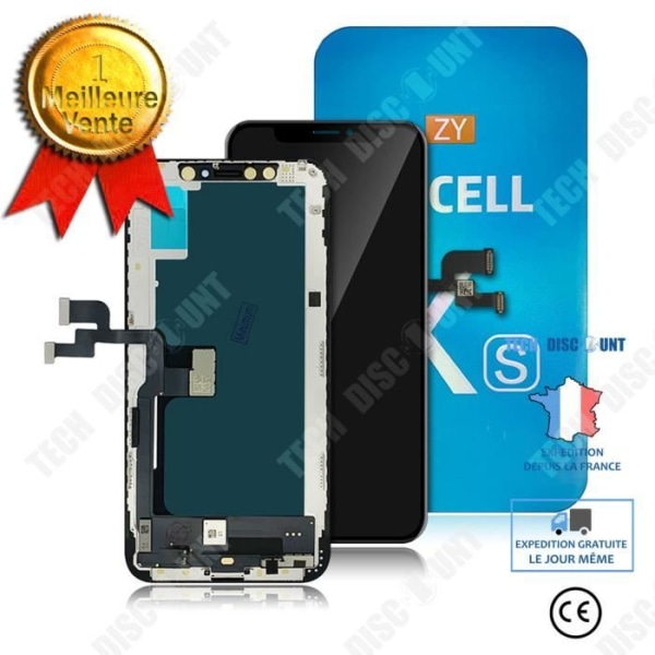 TD® för iPhone 6 plus helsvart helskärms LCD-pekskärmsmontering Telefontillbehörssats