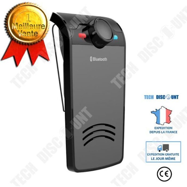 TD® FM Bluetooth-lähetin auto, tupakansytyttimen lähettimellä, jack-radio, MP3-multimedia, edullinen langaton handsfree USB-setti
