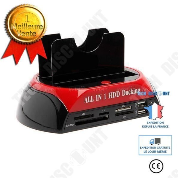 TD® 110*90*60MM USB till IDE-hårddisk dockningsstation Plug and Play