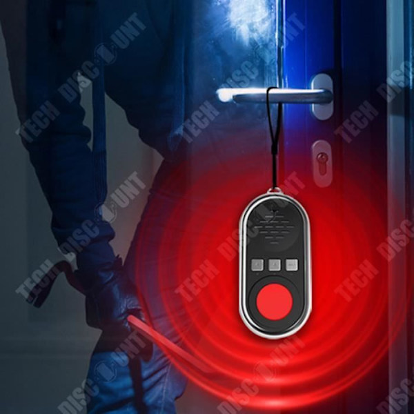 TD® Övervakningskamera infraröd detektering hotellljud och ljus vibrationslarm anti-candid kameradetektor