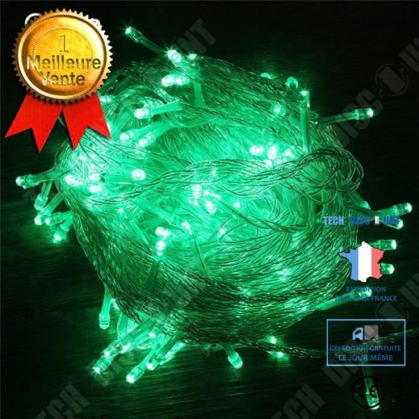 TD® LED String Lights, 400LED 50M Fairy Lights, 8 lägen String Lights för jul, fest, bröllop (grön)
