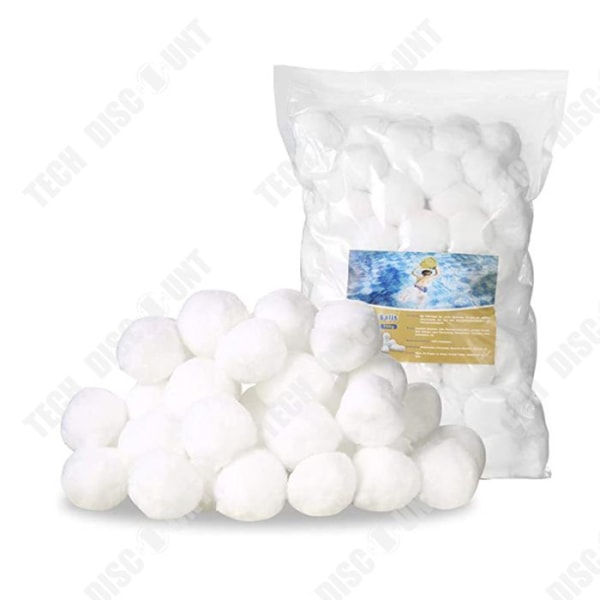 TD Filterbollar 1,3kg 5cm poolfilterkulor poolfilterbollar filtreringsbollar fiberfiltermedia för simbassäng