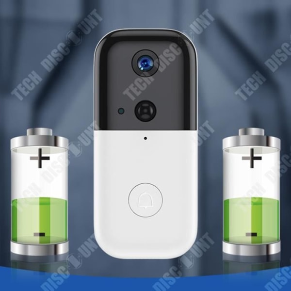 TD® HD WiFi smart videodørklokke elektronisk trådløs dørspion hjem 1080P intelligent visuel overvågning klokke