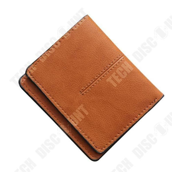 Plånbok - TD® - Retro - Brun - Unisex - 10.5cm x 9cm x 1cm kastanj
