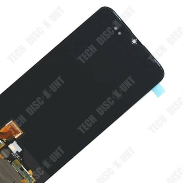 TD® Sopii OnePlus 7:n mustaan näyttöön, LCD-näyttöön, kosketusnäyttöön, sisäiseen ja ulkoiseen näyttöön, matkapuhelimen LCD-näyttöön.