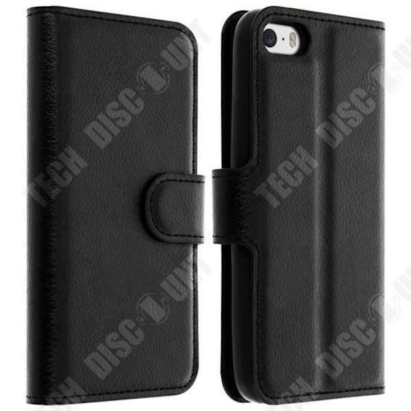 TD® Velegnet til iPhone 5S mobiltelefon etui, flip pengepungeetui, kortbeskyttelsescover mod fald.