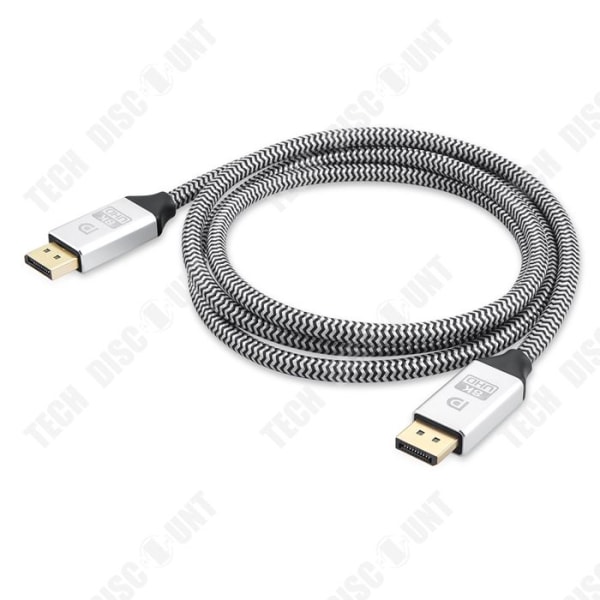 TD® Elektronisk Datakabel Display Port Kabel 2 Meter 1,4 Hane till Hane Kabel HDR 8K 60Hz För TV-datorer Switch