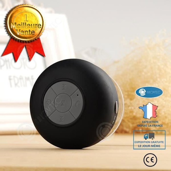 Vattentät Bluetooth-högtalare - LE COIN COQUIN - Originalhögtalare - Vattentät - Handsfree-kit Svart