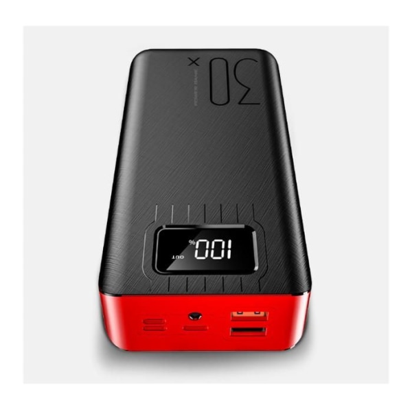 TD® powerbank 30000mAh snabbladdning stor kapacitet portabel digital display laddningsport kompatibel med alla telefoner