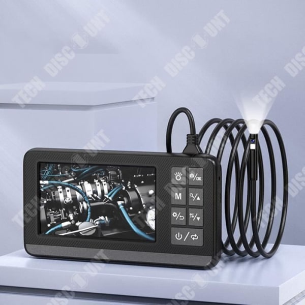 TD® Digital Borescope Dubbelhuvud 4.3 Långvarig Räckvidd Fotografi- och videoinspelningsfunktion HD-endoskop för rör
