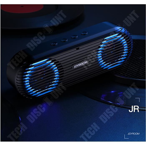 TD® Bærbar Mini trådløs Højttaler Port USB Kort TF læser Bluetooth Stereo Højttaler med to højttalere: sort