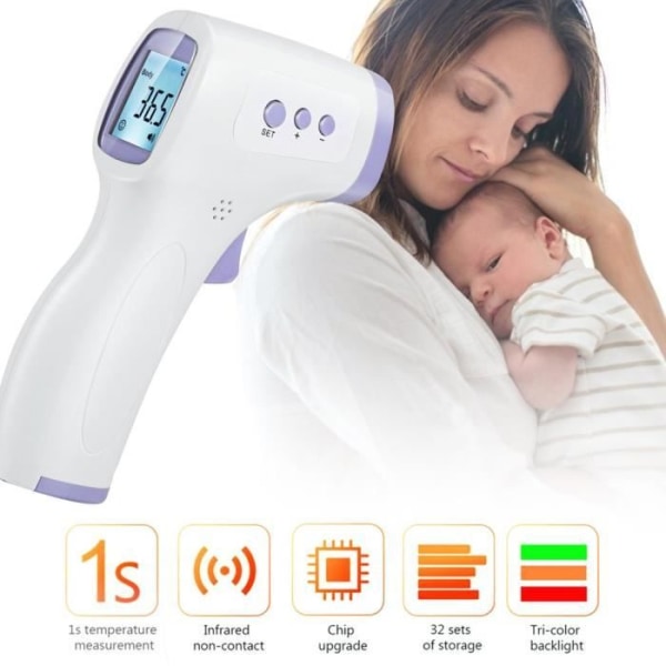Temperaturpistol Professionell snabb panntermometer vuxen barn pro infraröd termometer