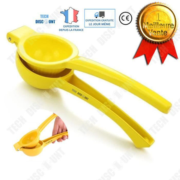 TD® Professional Manual Citrus Juicer Gul Aluminium Citron Hand Juicer Apelsiner Juice Emalj Frukt Grönsaksredskap Kök Cockt