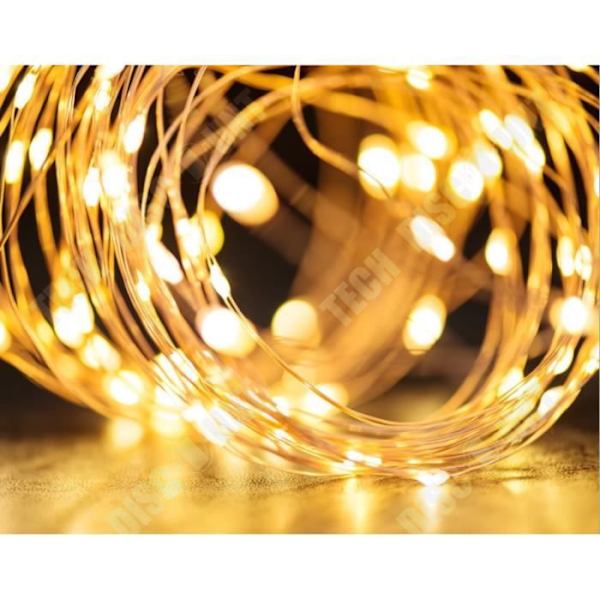 TD® LED String Lights 5-10-20-30-40-50M Solar String Lights Copper Wire Fairy Lights - Modell: Blue 50M 500LED