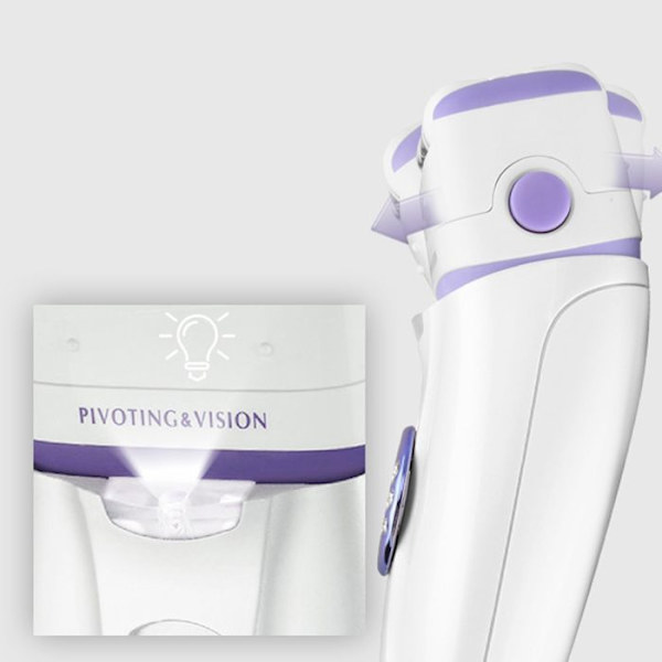 TD® elektrisk epilator för kvinnor multifunktionell rakapparat ansiktstrimmer baddräkt bikini laddningsbar armhåla armkropp led 3 IN 1